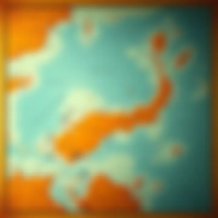 Detailed navigation chart of Strait Hormuz showing sea routes and key landmarks for maritime safety.