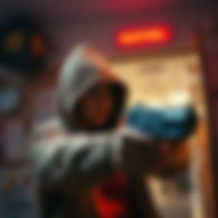 RATIRL looking shocked during a live stream after a robbery incident