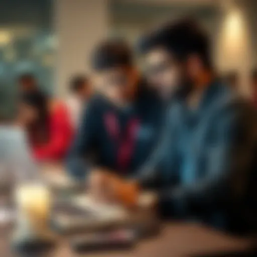 Student collaborating on a project Vinayak from IIT Roorkee working with peers on a laptop during a hackathon