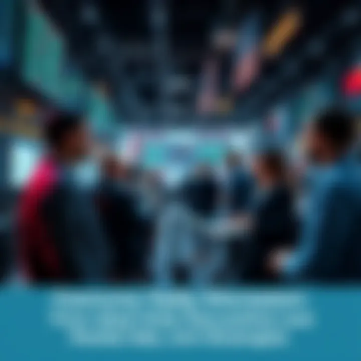 Traders engaging in discussions about market strategies and analysis in a community forum setting