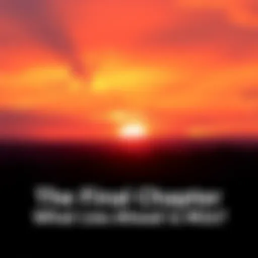 A serene sunset with vibrant colors, representing the end of a day and the promise of a new one.