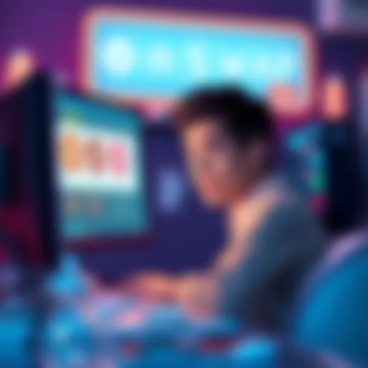 A user looking confused while checking their Sushi Swap donut/ETH pool on a computer, with visual indicators of missing rewards and assets.