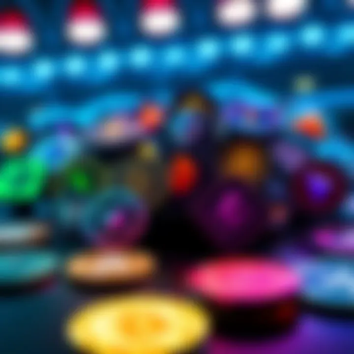 A graphic showing various suspicious cryptocurrency logos overshadowing a few legitimate ones, symbolizing the rise of dubious projects in the market.