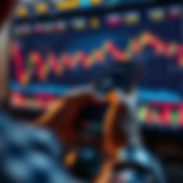A person using a digital wallet on a smartphone to swap rETH for USDT with charts showing minimal slippage in the background