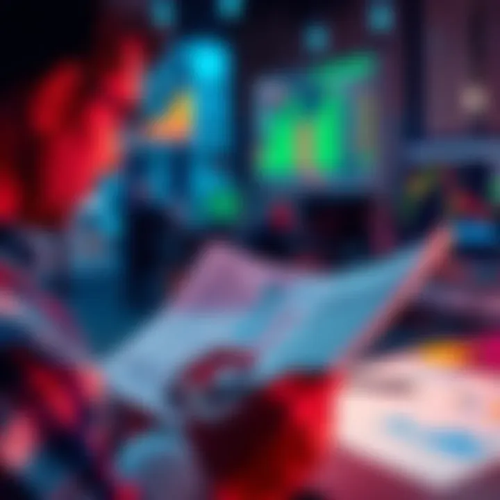 A person reviewing financial documents and tax forms related to Pionex trading