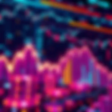 Graph showing declining tech sector alongside falling cryptocurrency values