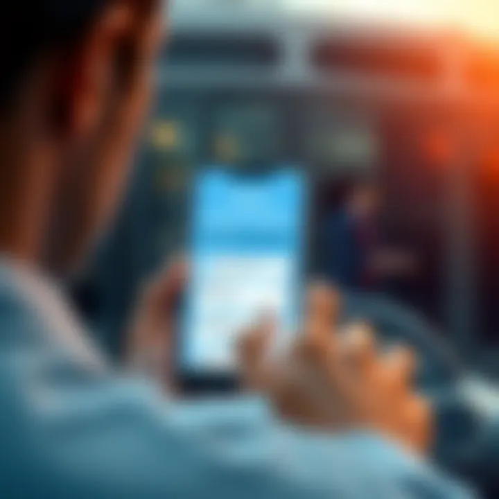 A user interacting with a Telegram bot on their phone, showcasing the instant contract buying feature.