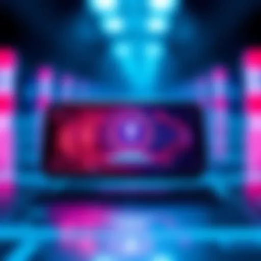 A smartphone displaying Tether's new AI framework interface with vibrant graphics.