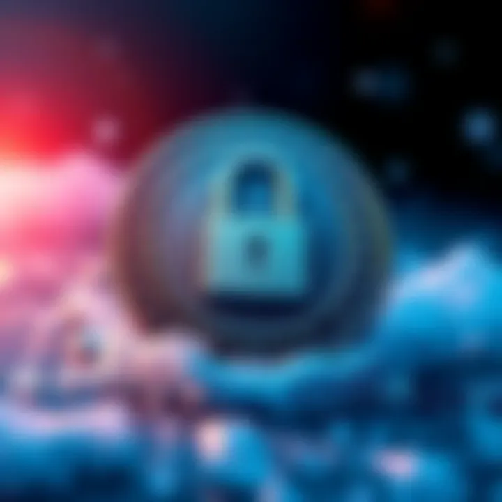 Tether logo overlaid with a padlock image symbolizing $500 million in frozen USDT
