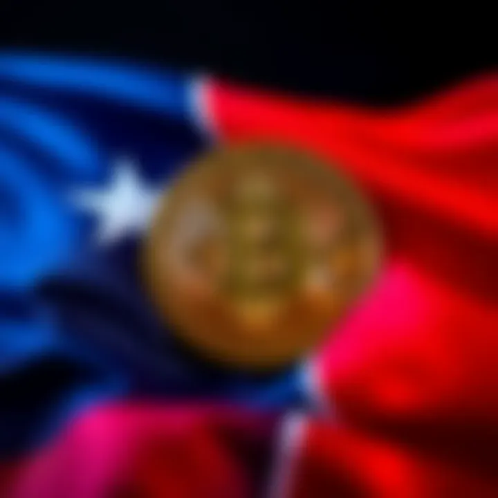 Texas Bitcoin Investment Texas state flag with Bitcoin symbol overlay, representing the state's new investment in cryptocurrency