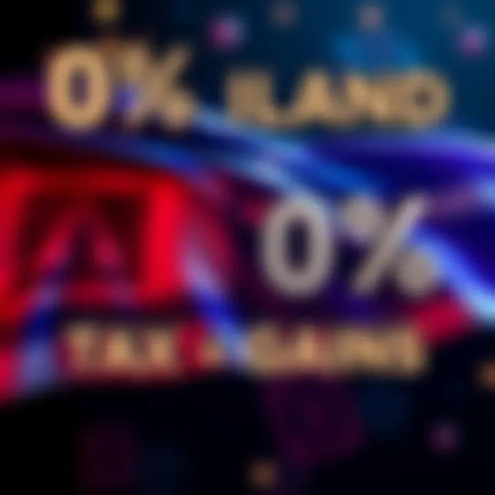 A graphic showing the Thai flag alongside cryptocurrency symbols, highlighting the new 0% tax policy on crypto gains in Thailand.