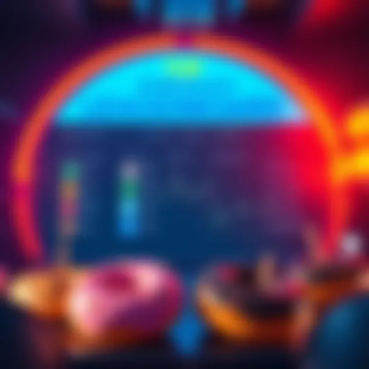 Visualization of tip leaderboard showing top senders and receivers of tips this week along with donuts received.