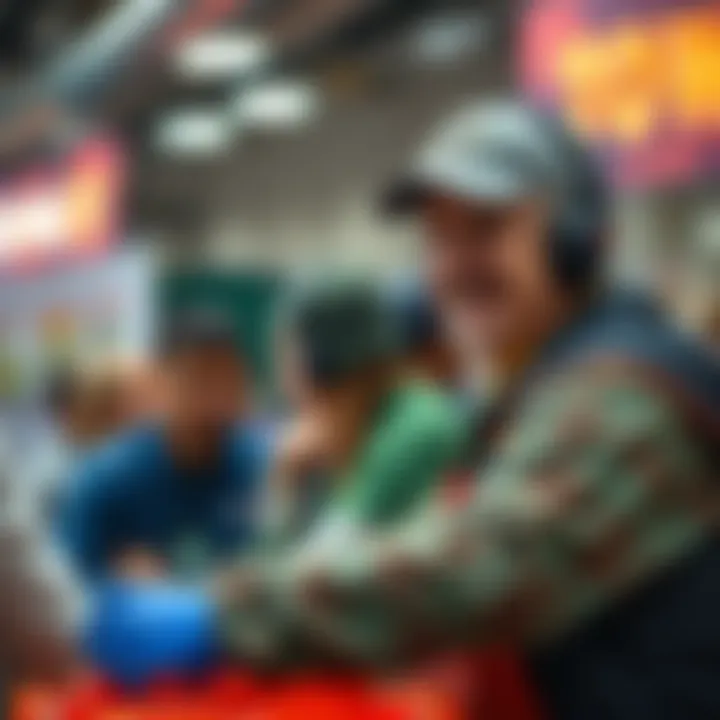 Todd Helping the Community Todd volunteering and assisting people in need at a local charity event