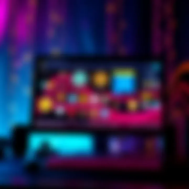 Token Creation Platforms A computer screen displaying various token creator websites with digital tokens being designed.