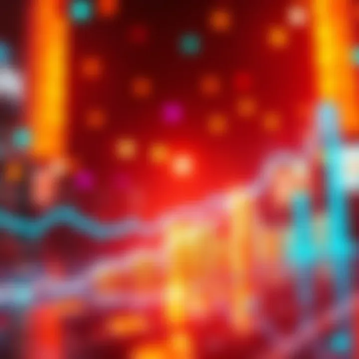 Graph showing a surge in token count nearing 100,000, symbolizing rising popularity