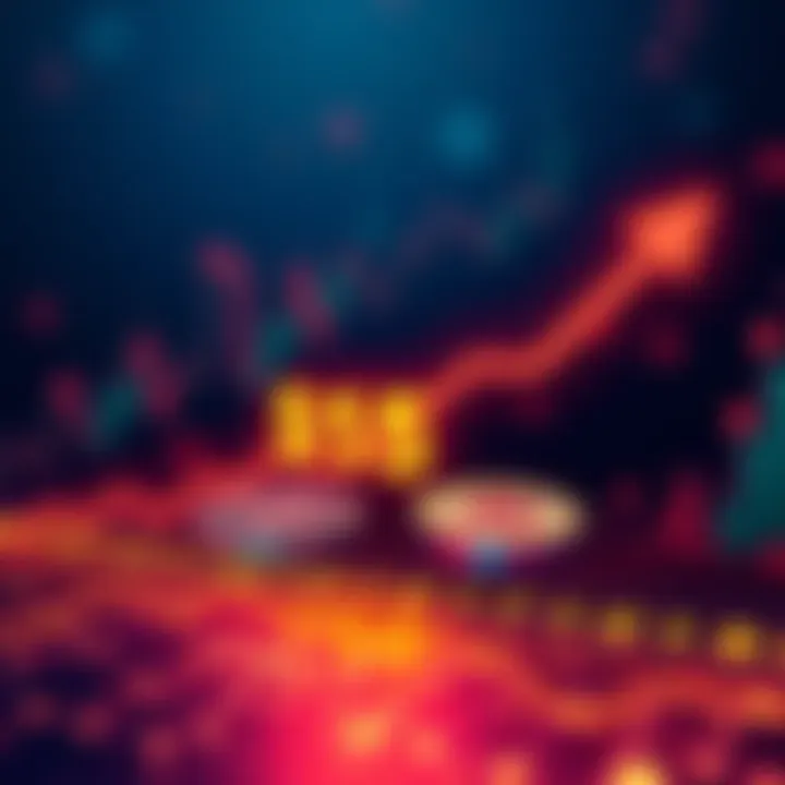 Graph showing the rise of a token price from $0.15 to $1.50 with arrows indicating upward movement