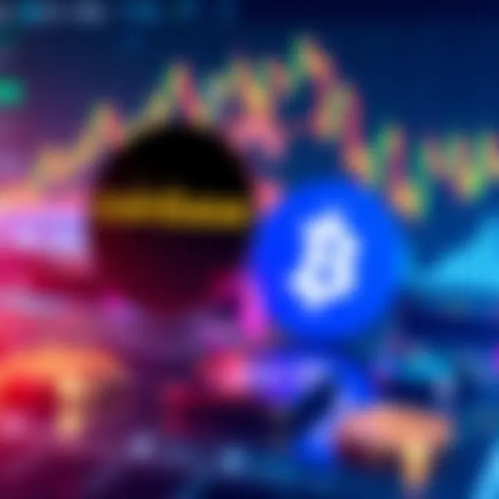 A visual representation of tokenized stocks showcasing Coinbase and Bybit logos, with stock market graphs and digital currency symbols in the background, illustrating the shift in finance.