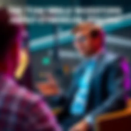 Financial expert Tom Lee discussing Ethereum price predictions in an interview setting