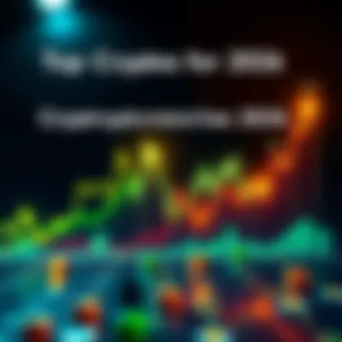 Graph showing the performance of various cryptocurrencies with a bright outlook for 2026.