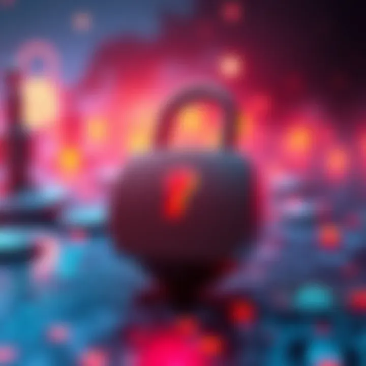 Tornado Cash and Crypto Hack A visual representation of Tornado Cash funds linked to a large crypto hack. It shows digital currency symbols and a broken lock, indicating security breaches in the crypto space.