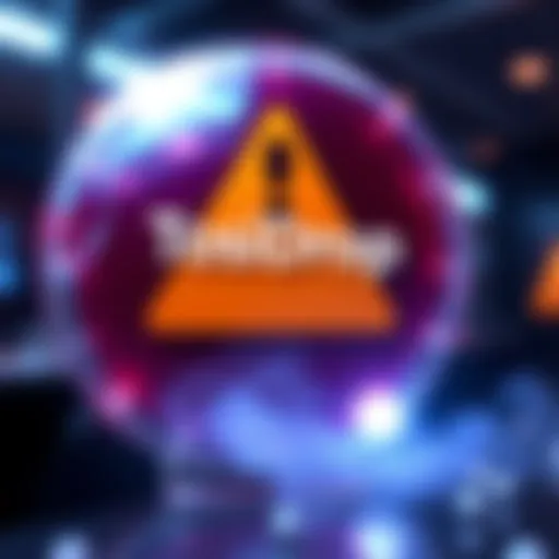 A warning sign indicating compromised security for TosiDrop users, emphasizing the need to protect funds and be cautious when connecting wallets.