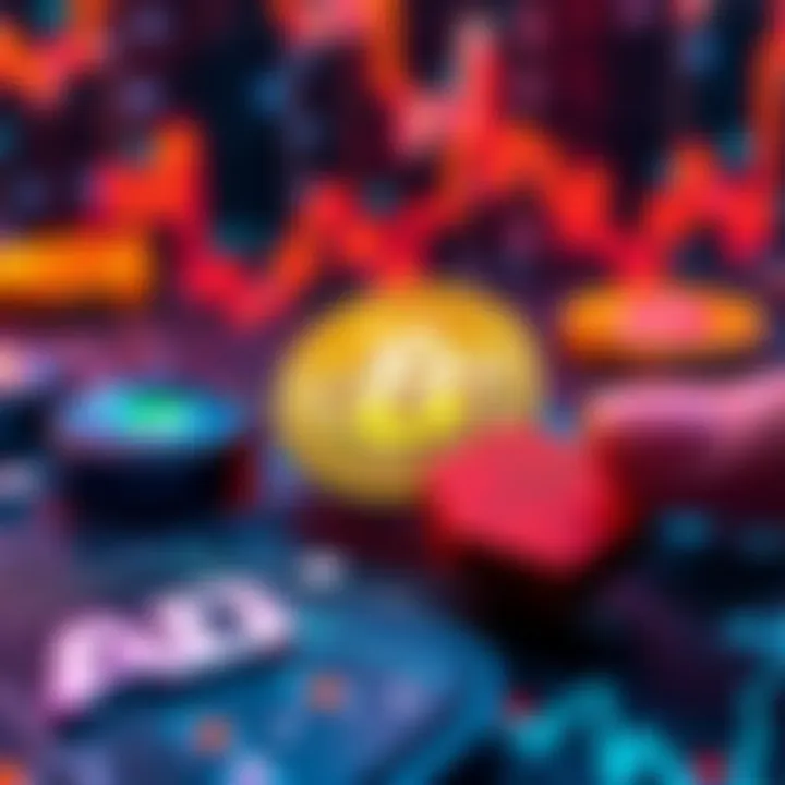 Trade Altcoins for Bitcoin Graphic showing altcoins like ADA and DOT transitioning to Bitcoin while highlighting the value shift in cryptocurrency investments