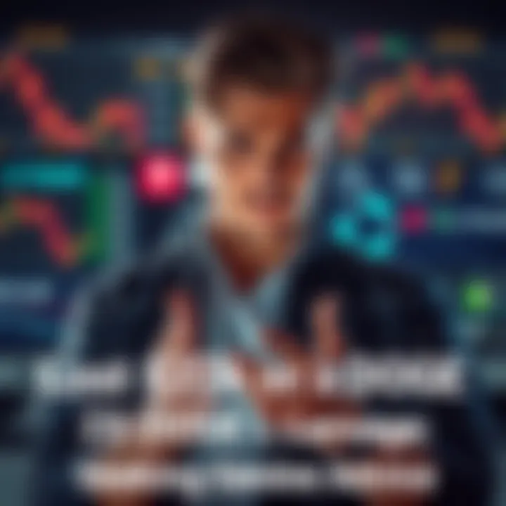 A concerned trader holds his head in his hands, reflecting on a significant financial loss in cryptocurrency trading