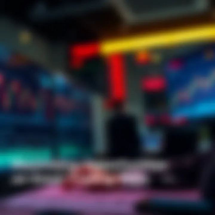 A person looking at financial charts on a computer screen, planning trading strategies