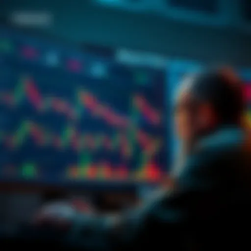 A trader studies Bitcoin price charts showing fluctuations and support levels, feeling regret over missed buying opportunities.
