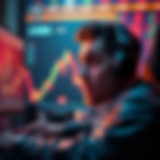 A trader looking shocked at their computer screen as they see a significant loss after swapping ADA for USDA.