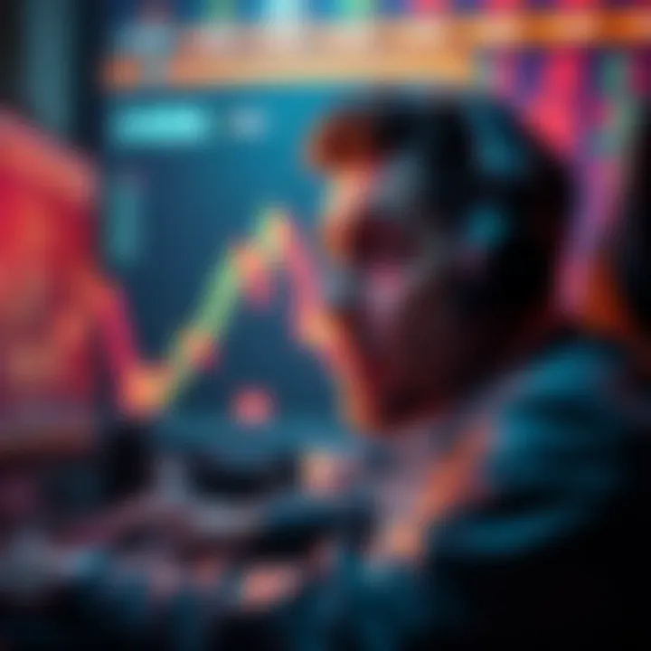 A trader looking shocked at their computer screen as they see a significant loss after swapping ADA for USDA.