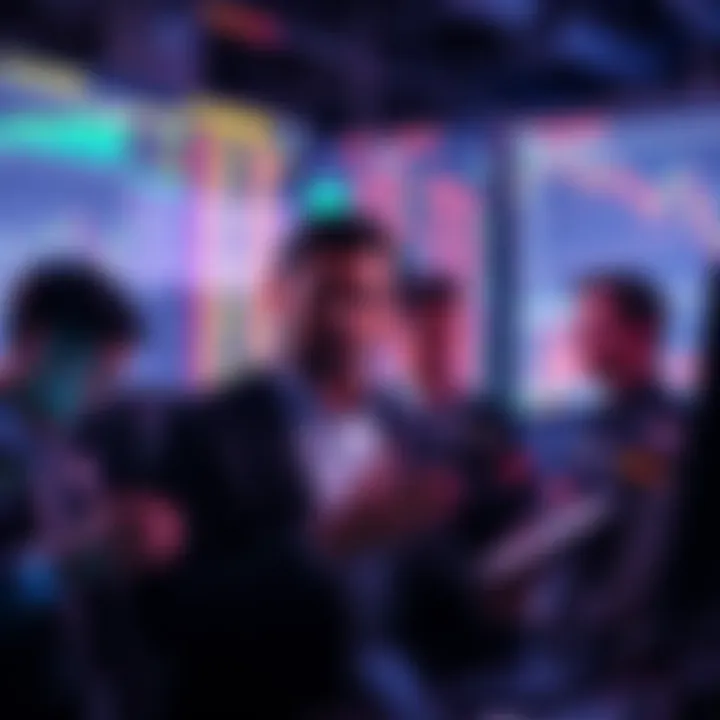 A group of traders looking at digital charts and graphs for Ethereum and Solana, showing signs of confusion and impatience.