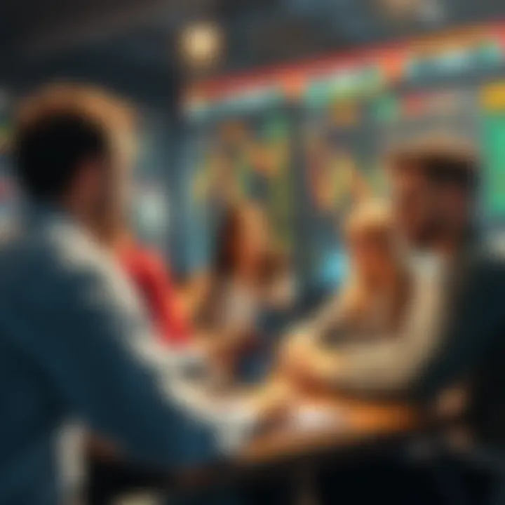 People engaging in trading discussions and sharing strategies online