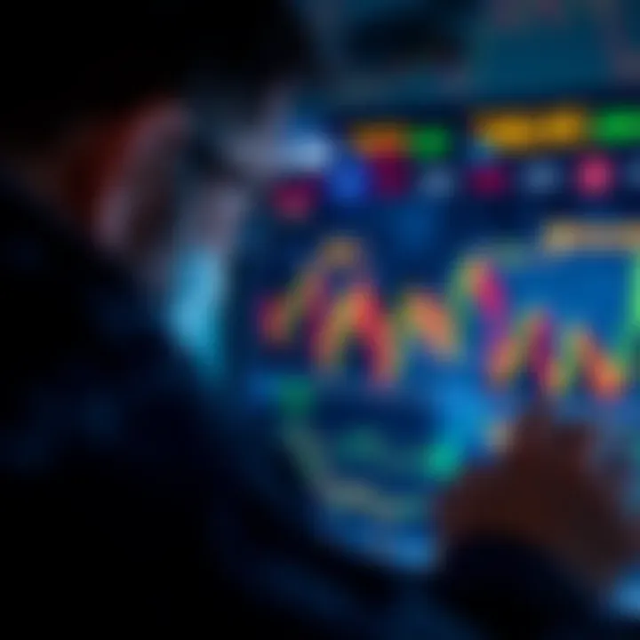 A person looking at a digital trading platform showing tokenized stocks and rewards