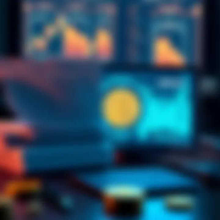 A side-by-side view of traditional asset paperwork and a digital representation of tokenized assets on a screen.