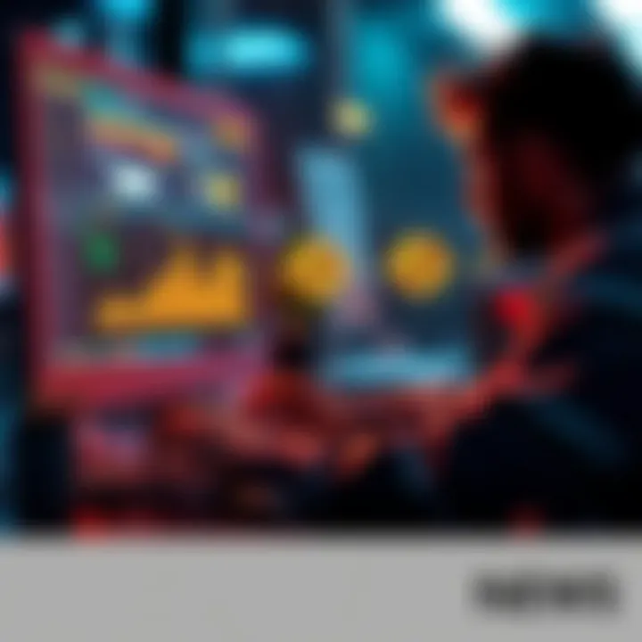 A person using a computer to transfer a Binance wallet to another platform like Trust Wallet or MetaMask, with graphics showing wallet connections.