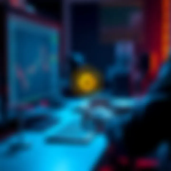 A person using a computer to transfer COTI cryptocurrency from a MetaMask wallet to an exchange account