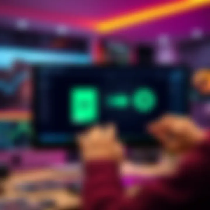 A user on a computer screen showing the Allo and PERA Wallet interfaces during an Algo transfer