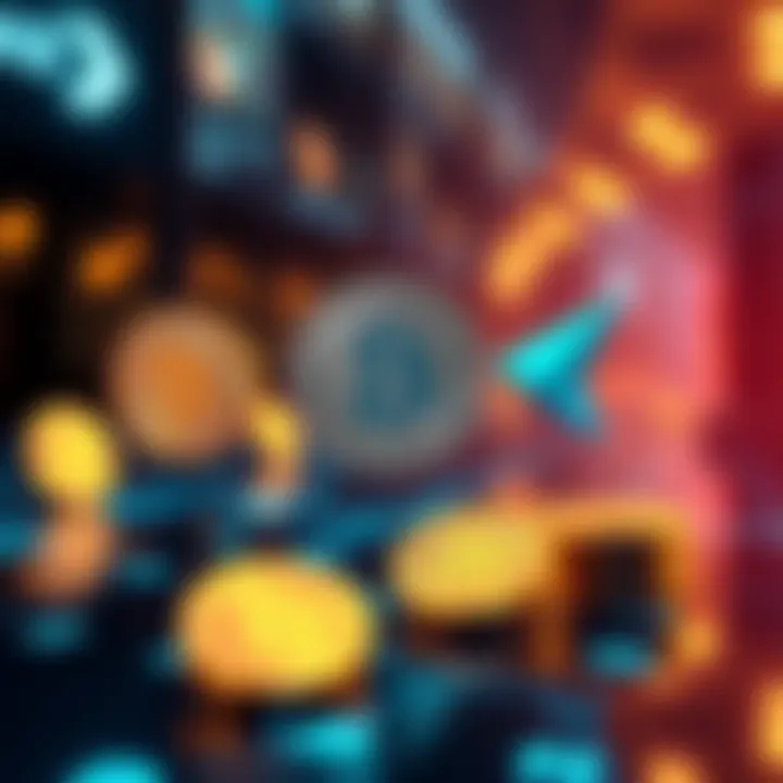 A visual guide showing the process of transferring Bitcoin from Binance to a Revolut account, featuring icons of Bitcoin and Revolut.