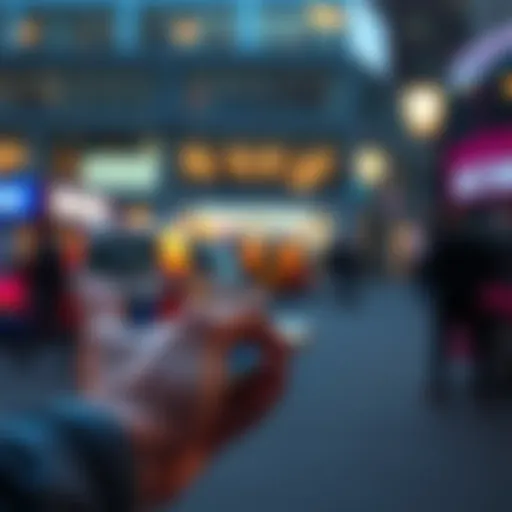 Person using a smartphone to transfer money from a Revolut USD account to a Wise account in the UK