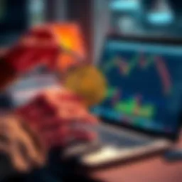 A person transferring Bitcoin from an exchange to a secure wallet on a laptop.