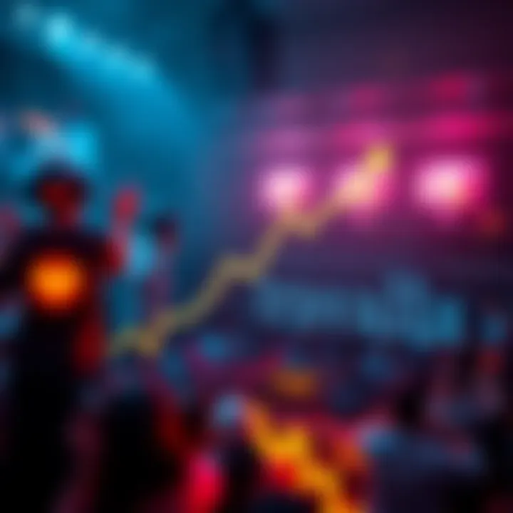 A visual representation of Travala's decision to cut the Smart Diamond Ambassador Bonus, showing a downward trend graph and frustrated supporters.