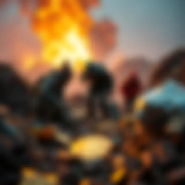 Players searching through a landfill for a lost Bitcoin hard drive