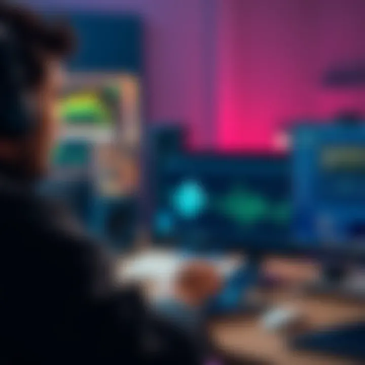 A person setting up a Trezor wallet with a computer and hardware wallet in view