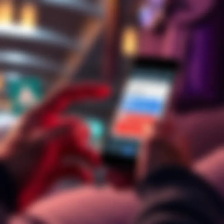 A frustrated person using the Trezor Suite app on a mobile device, showing token purchase troubles on the screen