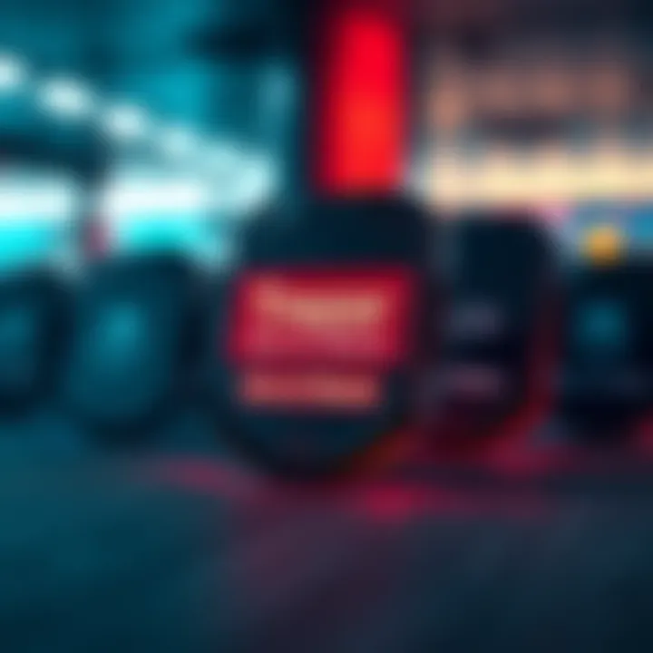 A graphic showing the Trezor devices with a red 'Out of Stock' label, indicating high demand