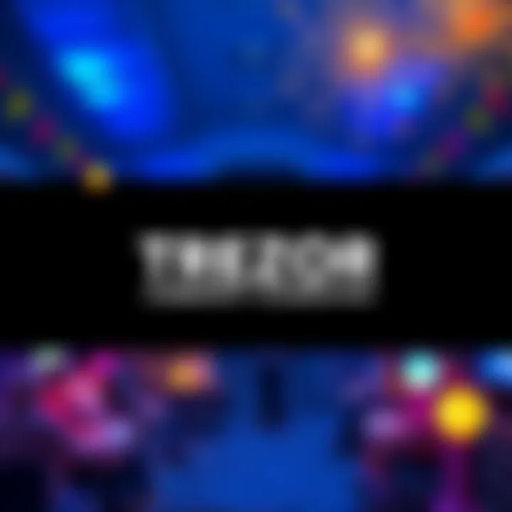 A vibrant online celebration for Trezor's 80,000 members featuring giveaways and community engagement activities.