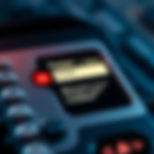 A close-up of a Trezor Model One wallet screen displaying an invalid recovery seed message after a firmware update
