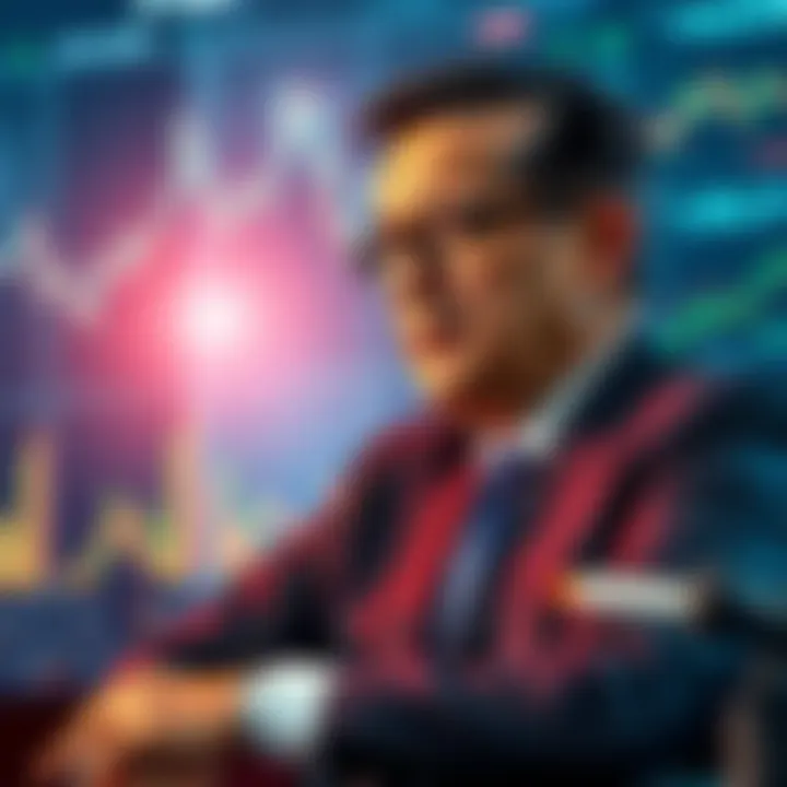 Trillions in Capital for Digital Assets A White House adviser discussing investment opportunities in digital assets with financial charts and graphs in the background