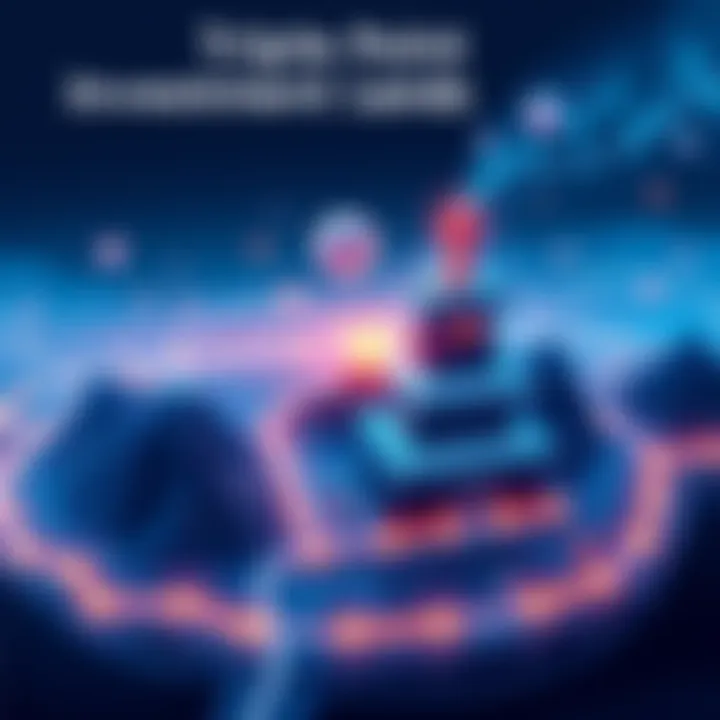 Navigating the Triple Point Investment Landscape A conceptual illustration depicting interconnected assets symbolizing the triple point investment strategy